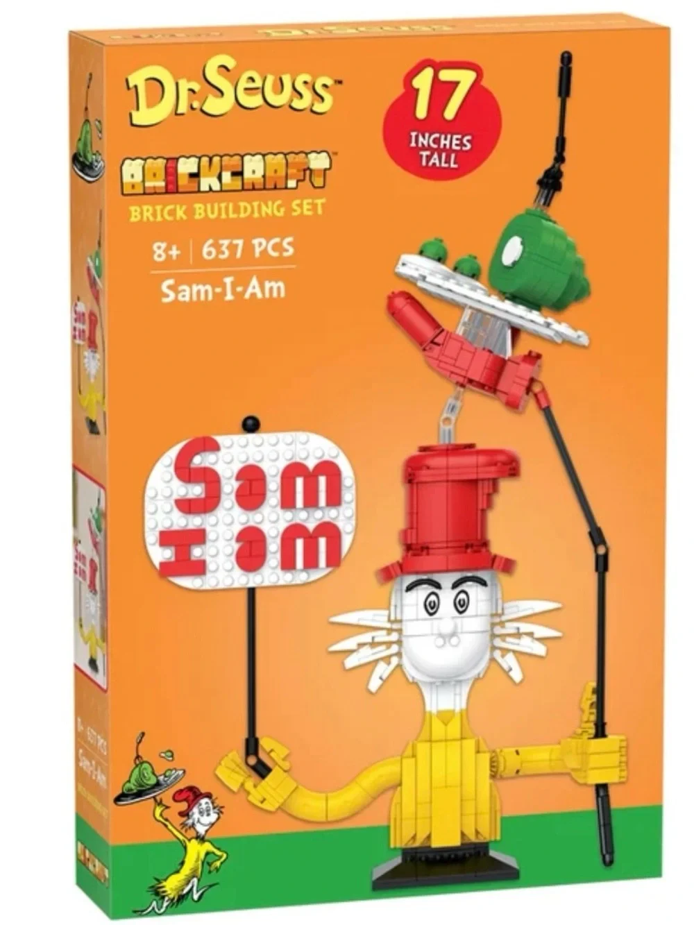 🟢 NIB Dr. Seuss Sam I Am Brick Building Set by Brickcraft 🟢